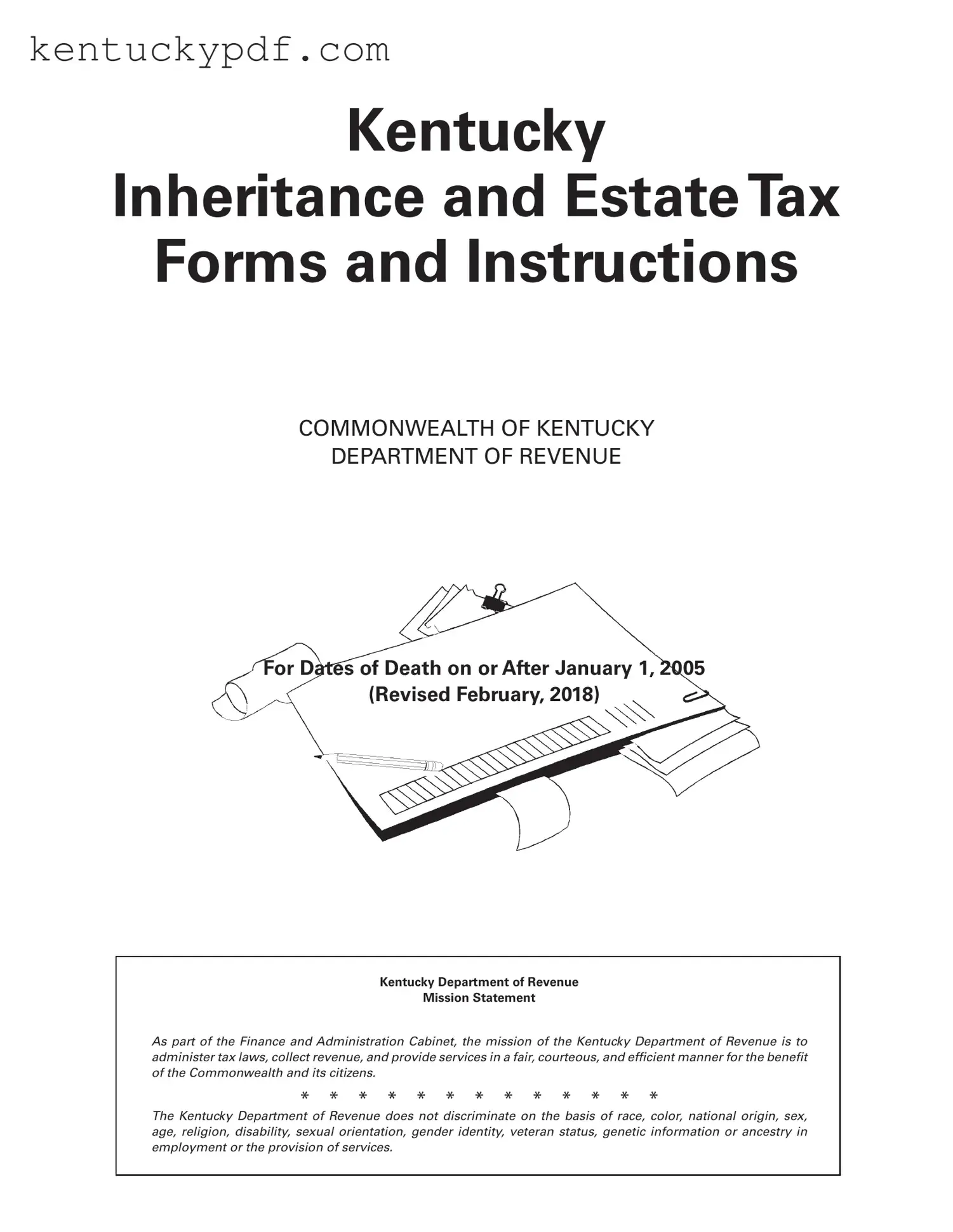 Fill in Your Kentucky Inheritance Tax Form
