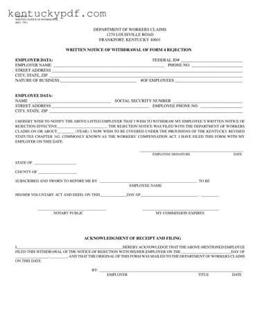 Fill in Your Kentucky 5 Form