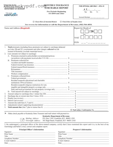 Fill in Your Kentucky 74A118 Form
